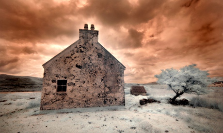 A derelict farmhouse