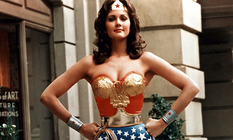 Lynda Carter as Wonder Woman in the TV series that ran from 1975 to 1979.