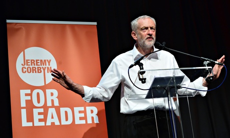 Labour Leadership hopeful Jeremy Corbyn 