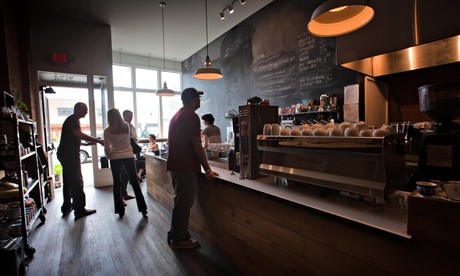 Astro Coffee on Michigan Avenue in Detroit.