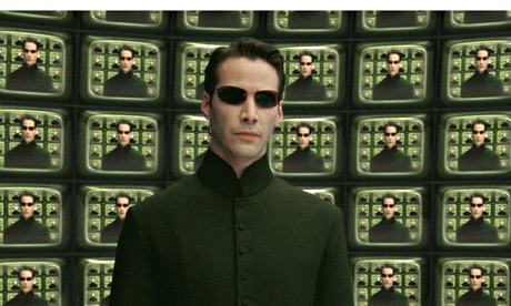 Keanu Reeves in The Matrix Reloaded.
