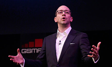 Twitter's CEO Dick Costolo at the GSMA Mobile World Congress in Barcelona