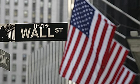 A Wall Street sign in New York