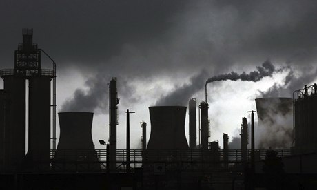 The Grangemouth oil refinery 