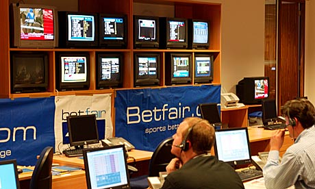 Betting room at Betfair, private equity firm CVC has lauched a for the bookmaker.