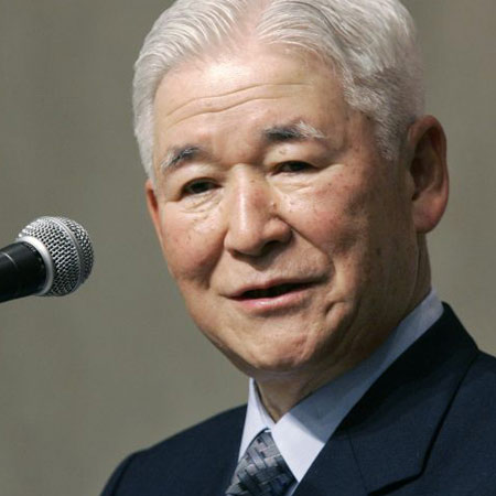 Outgoing Bank of Japan governor Toshihiko Fukui