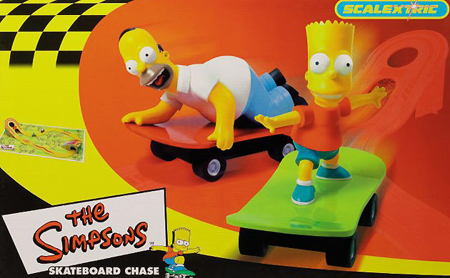 Scalextric Simpsons