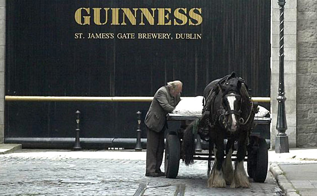 Guinness factory in Dublin. Photograph: John Cogill/AP