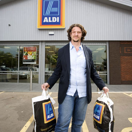 Jay Rayner at Aldi