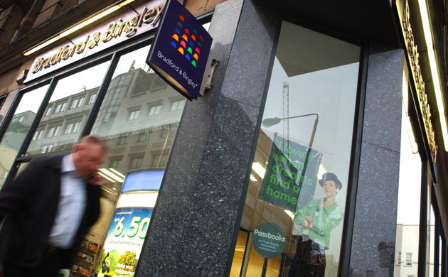 Bradford & Bingley branch in London. Photograph: David Devins/Newscast