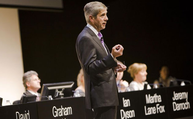 Stuart Rose at the Marks & Spencer AGM July 2008