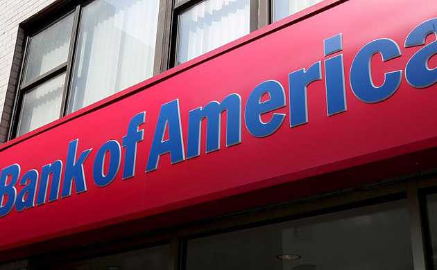Bank of America branch in New York