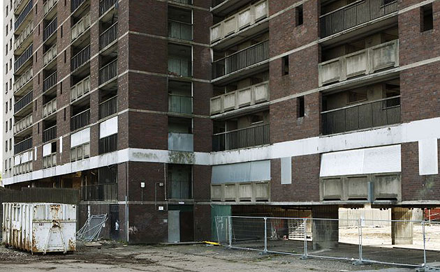 Derelict housing in Edinburgh