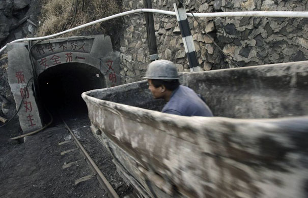 A Chinese coal mine