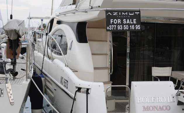 A superyacht for sale in Monaco