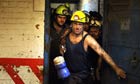 Coal miners at Daw Mill colliery