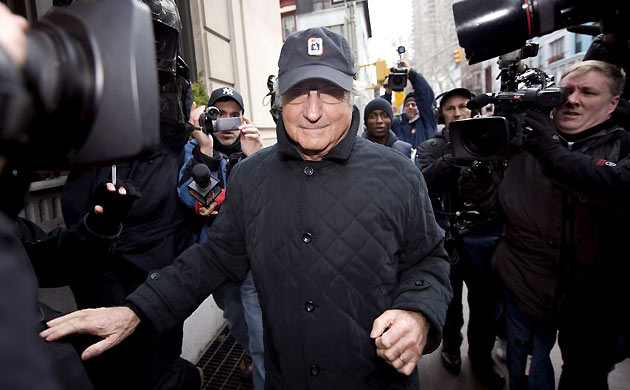 Bernard Madoff. Photograph: Justin Lane/EPA