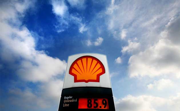 A Shell petrol station