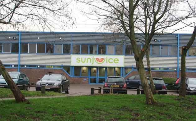 Serious Food's Sunjuice premises in Llantrisant, south Wales. 