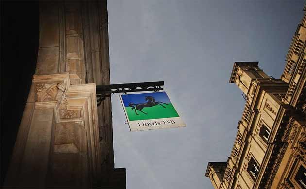 A Lloyds TSB bank branch in London