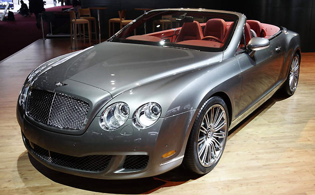 Bentley at the Detroit motor show