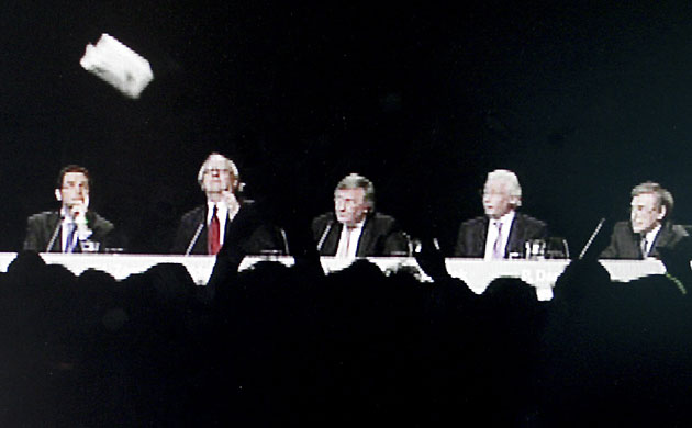 Investors are revolting: Fortis board meeting protest