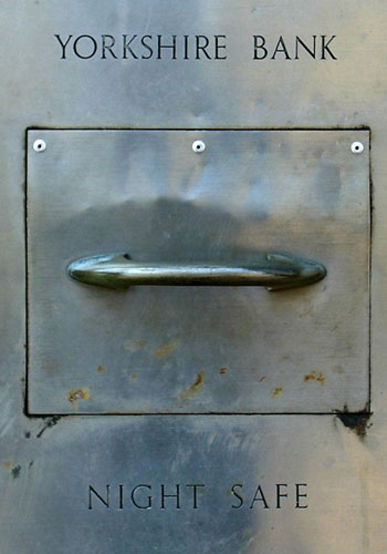 High street brands: The night safe at a Yorkshire bank branch in Ossett, West Yorkshire