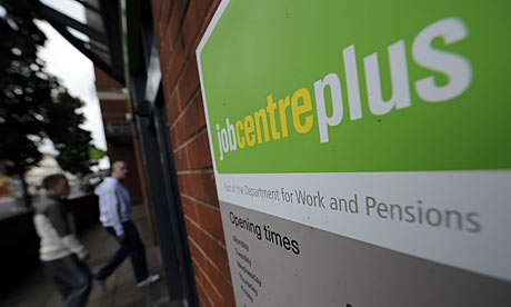 Young people outside the Doncaster jobcentre