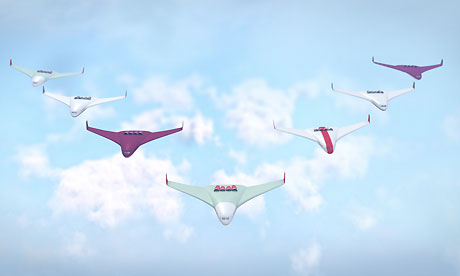 Aeroplanes of the future: pilot-free, solar-powered and in formation