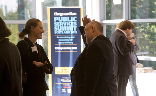 Networking at the Public Services Summit Scotland