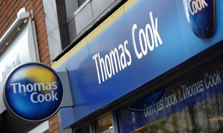 Exterior photo of a Thomas Cook high street shop