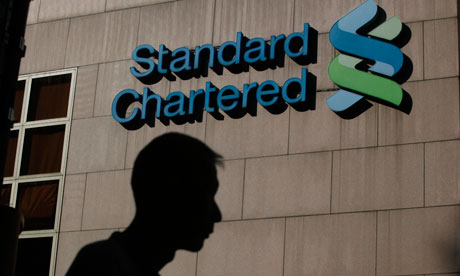 Standard Chartered logo, with Standard Chartered logo, with