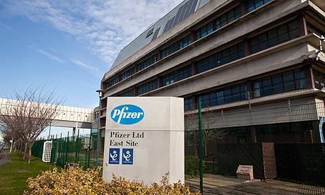 Pfizer's factory and lab in Sandwich, which is closing down with the loss of 2,400 jobs. 