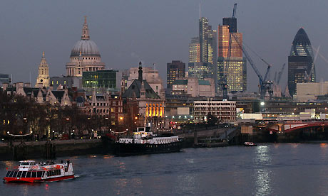 guardian.co.uk, Wednesday 2 March 2011 09.26 GMT. City of London skyline