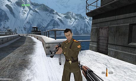The GoldenEye computer game, developed by the British designers Rare for Nintendo