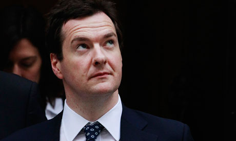 Britain's Chancellor of the Exchequer George Osborne leaves Downing Street in London