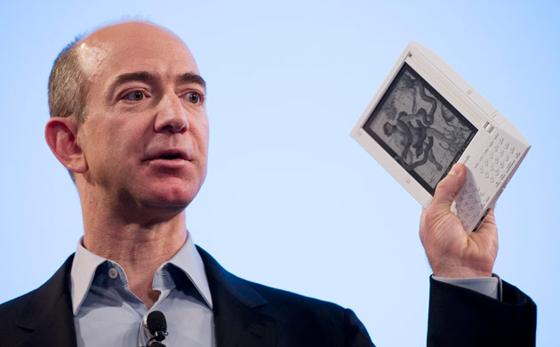 Bald men in business: Jeff Bezos, founder and CEO of Amazon.com, in 2007