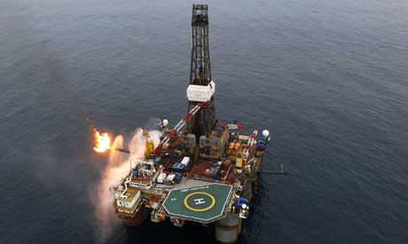 Providence Resources oil rig operating in Barryroe, off County Cork