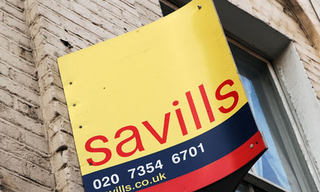 Savills estate agent board