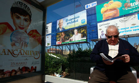 Electoral posters in Seville, Andalucia, March 2012