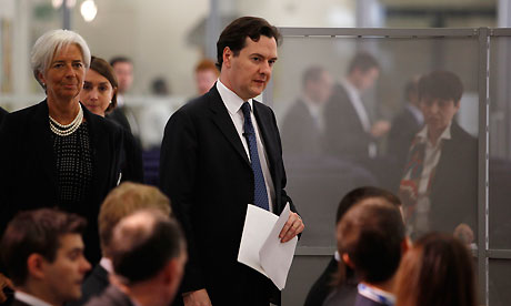George Osborne and IMF chief Christine Lagarde