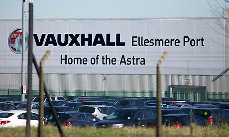 Vauxhall's Ellesmere Port car plant