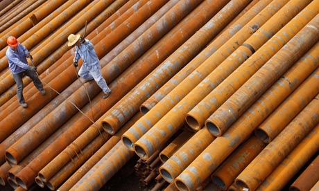 Workers in east China's Anhui province