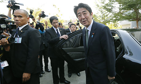 Japan's prime minister Shinzo Abe