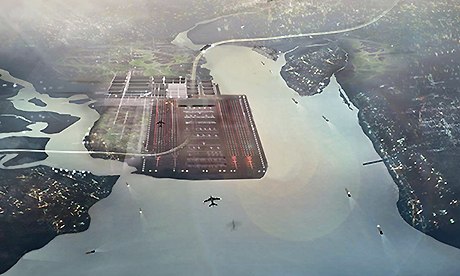 Foster Island - Thames Estuary airport