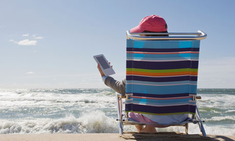 Reading at the beach - ebooks