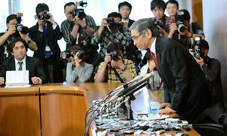 Bank of Japan governor Haruhiko Kuroda