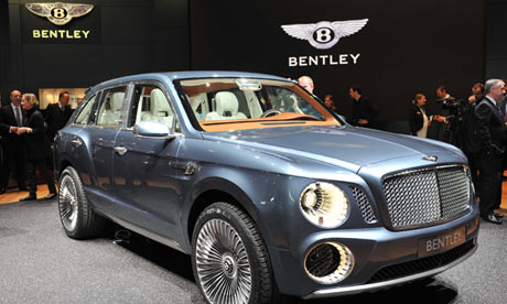 Bentley SUV Concept at the 2010 Geneva Motor Show