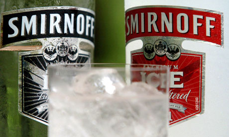 Diageo brand Smirnoff