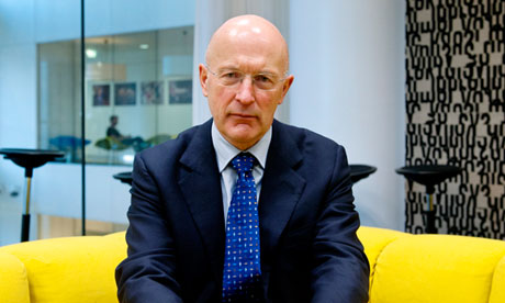 Sir Philip Hampton, chairman of RBS, photographed in the Guardian office